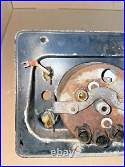 Land Rover Series 2a Centre instrument Panel With Clocks And Key
