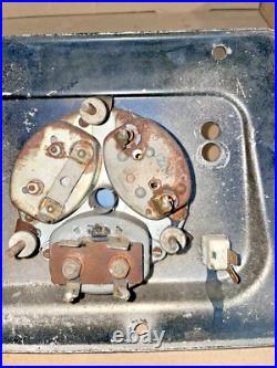 Land Rover Series 2a Centre instrument Panel With Clocks And Key