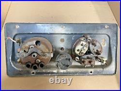 Land Rover Series 2a Centre instrument Panel With Clocks And Key