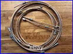 Land Rover Series 3 109 Brake Pipe Line Set Kit Cupro Nickel ex Military 1304R
