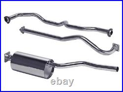 Land Rover Series 3 88 2.25 Petrol Double SS Stainless Steel Exhaust System