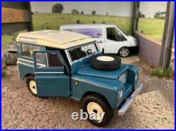 Land Rover Series 3 88 Safari roof MArine Blue Marge Models 132 scale new