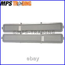 Land Rover Series 3 Defender 1983-2002 Bulkhead Vent Fly Screens SILVER LR950S