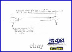 Land Rover Series 3 STAINLESS STEEL Steering Bars + Track Rod Ends SUMOBARS