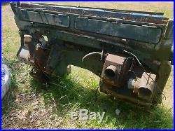 Land Rover Series 3 complete bulkhead with no dash parts in ok condition