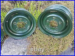 Land Rover Series Bronze Green Refurbished Wheels Exchange Set Of 4