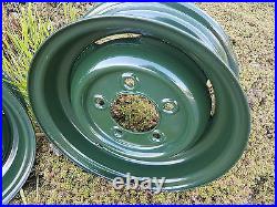 Land Rover Series Bronze Green Refurbished Wheels Exchange Set Of 4