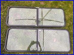Land Rover Series Deluxe Side Sliding Windows Clear Glass Pair