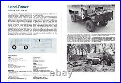 Land Rover Series III Military Vehicles 1976 UK Market Sales Brochure
