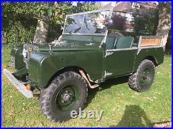 Land Rover Series One 1952 80 Inch Soft Top