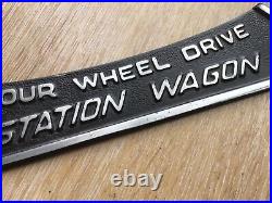 Land Rover Series Station Wagon Badge
