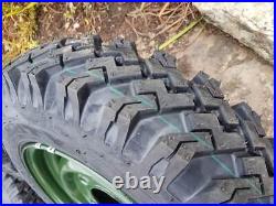 Land Rover Series Steel Rims Refurbed Bronze Green With 600 X 16 Tyres Set Of 5