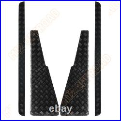 Land Rover Sills and Wings Series 2 & 3 2mm Chequer Plate Black 109 5 door
