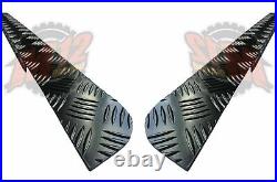 Land Rover Sills and Wings Series 2 & 3 2mm Chequer Plate Black 109 5 door