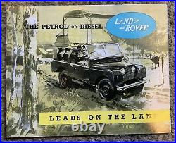 Land Rover series 1 2 Dealer Brochure original 2 T Cuneo Brochure Art 107 Early