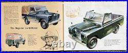 Land Rover series 1 2 Dealer Brochure original 2 T Cuneo Part S Art Manual 80