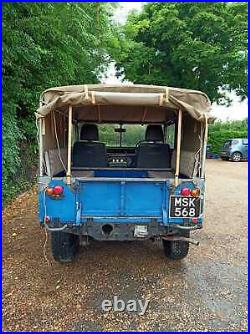 Land Rover series one, 1949, 80, soft top