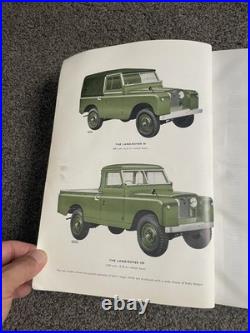 LandRover Series ll & llA Part One & Part Two 1st Ed 1969Repair Manual 606407/8