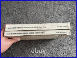 LandRover Series ll & llA Part One & Part Two 1st Ed 1969Repair Manual 606407/8
