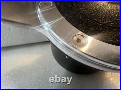 Landrover Series 2/3 48 Spline Black 14 Inch Leather Steering Wheel & Boss