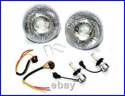 Lucas Headlamp Headlight HID LED Conversion Kit Land Rover Series 1 2 2a 3 86 88