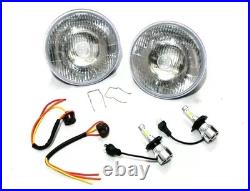Lucas Headlamp Headlight LED Conversion Kit Fit Land Rover Series 1 2 2a 3 86 88