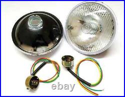 Lucas Headlamp Headlight LHD Kit Land Rover Series 1 2 2a 3 86 88 WithO Pilot