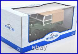 MCG 1957 Land Rover Series 1 RHD with Softtop Dark Green 1/18 Scale New