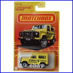 Matchbox Land Rovers Ninety Yellow Retro Series 5/12