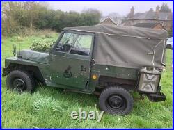 Military Land Rover 1976 3 Series Soft-Top. 2.6 Diesel. Good Working Order