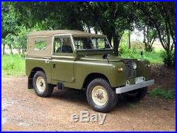 NEW 88 Series 2+3 Full Land Rover Canvas Hood With Side Windows (2 colours)