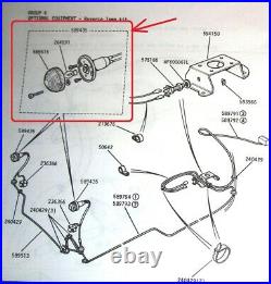 NOS Gen. Land Rover 88 109 Series 2 2a 3 Reverse Lamp Assembly 589435 RARE