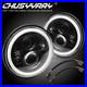 Pair 7 Inch Led Headlights E Marked Rhd For Land Rover Defender 110 90 Chrome