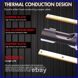 Pair 7''Inch Round Led Headlights Hi/Lo Beam DOT For Land Rover Defender TD4 TD5