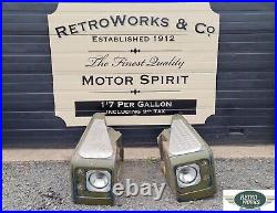 Pair Of Genuine Land Rover Series 2A 3 Front Wings With Headlamps