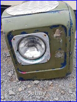 Pair Of Genuine Land Rover Series 2A 3 Front Wings With Headlamps