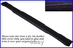 Purple Stitch Top Dash Dashboard Leather Skin Covers Fits Land Rover Series 3