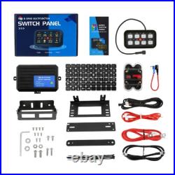 RGB 8 Gang Switch Panel LED Relay System For Jeep Chevrolet Toyota Truck ATV UTV