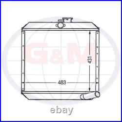 Radiator for LANDROVER Series III 577609 10224