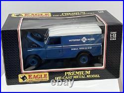 Rare Eagle Collectibles Boxed Land Rover Series II 109 RAC Motorway Patrol 118