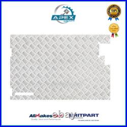 Rear Door Chequer Plate Natural Aluminum Finish Land Rover Series Da2067