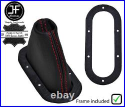 Red Stitch Leather Handbrake+ Plastic Frame Fits Landrover Series 2a 3