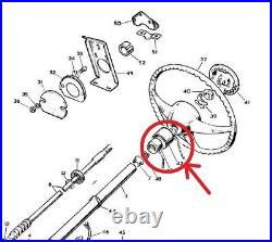 Rem. Land Rover 88 109 Series 2 Steering Wheel Dust Cover & Horn Contact 552575