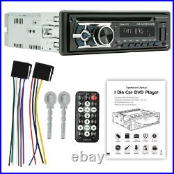 Single 1 DIN Car Radio Stereo Mp3 Player Bluetooth CD AUX USB FM Hands-free Call