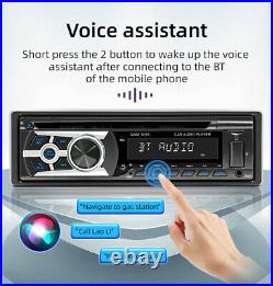 Single 1 DIN Car Radio Stereo Mp3 Player Bluetooth CD AUX USB FM Hands-free Call