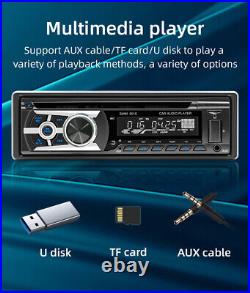 Single 1 DIN Car Radio Stereo Mp3 Player Bluetooth CD AUX USB FM Hands-free Call