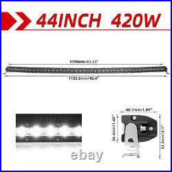 Slim LED Light Bar 8/14/20/26/32/38/40/50 Offroad Combo Beam For 4X4 Work Light