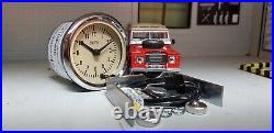 Smiths Dash Panel 12v 2 Analogue Time Clock Magnolia Land Rover Classic Car