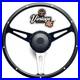 Steering Wheel & Boss Fittings 15 Black Wood For Land Rover Defenders 36 Spline