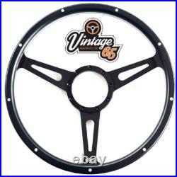 Steering Wheel & Boss Fittings 15 Black Wood For Land Rover Defenders 36 Spline Steering Wheel & Boss Fittings 15 Black Wood For Land Rover Defenders 36 Spline